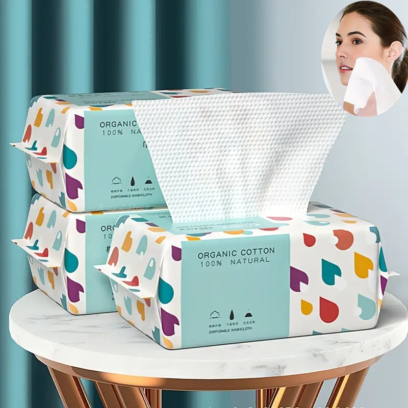 Home Textiles Face Towel - 100 sayımları tek kullanımlık kalın %
