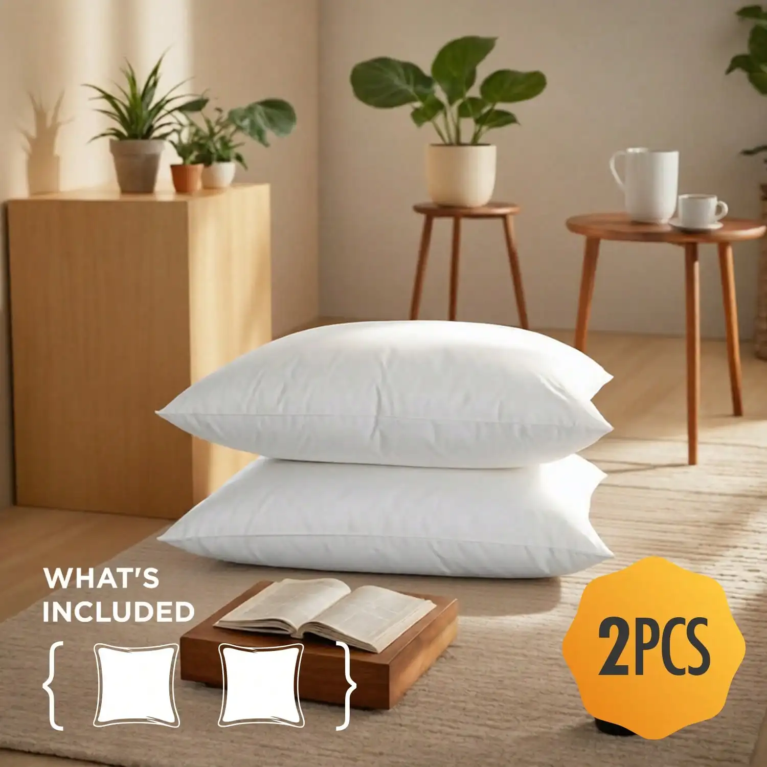 Pillow Insert 18X18 - 2'li ve 4'lü Paketlerde 12x20 ve