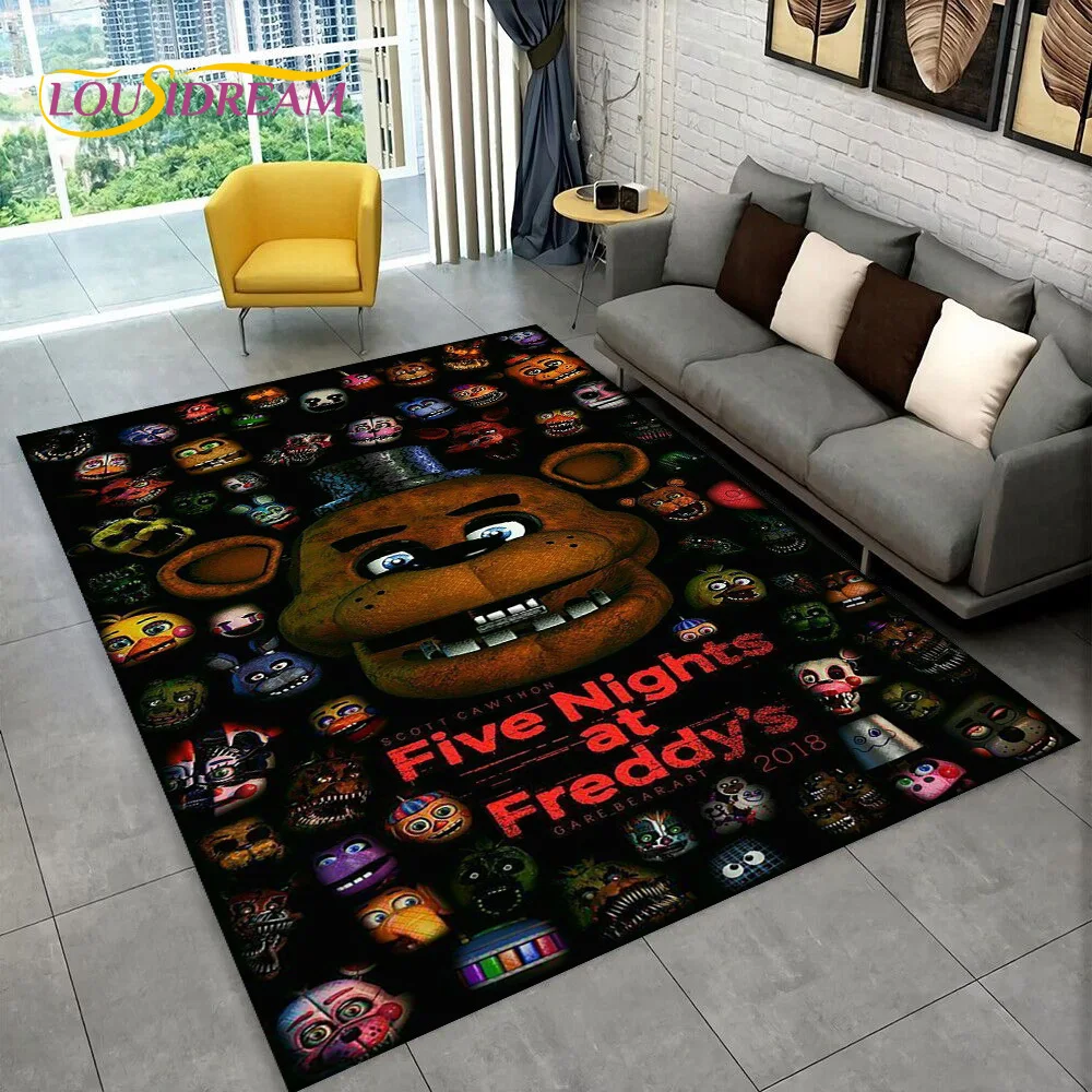 Home Textiles Sale - Korku oyunu FNAF Freddy film halı