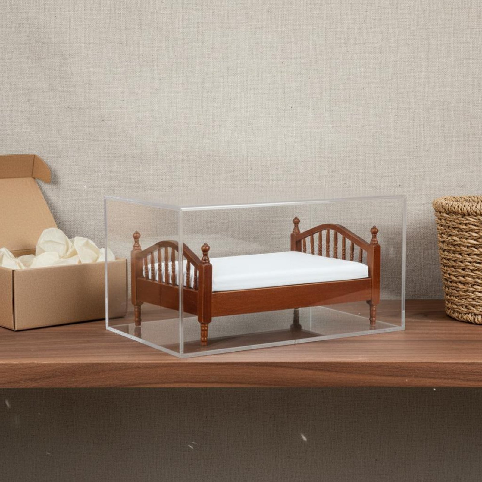 Home Textiles & Decorations - 1:12 Ölçekli Yatak Tekstil Yatak Takımı